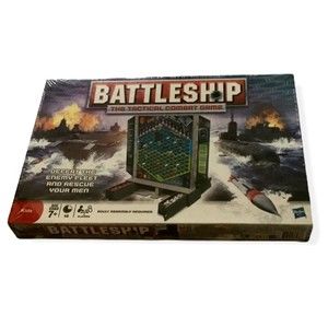 Battleship Tactical Combat Game Enemy Fleet Ships Hasbro Grid Double 2008 NEW